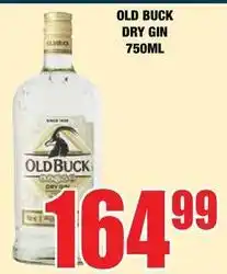 Boxer Old buck - dry gin 750ml offer