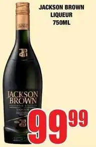 Boxer Jackson brown liqueur 750ml offer