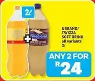 Usave Twizza - soft drink offer