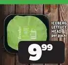 Usave Iceberg lettuce head offer