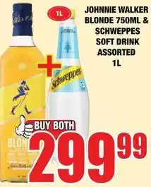 Boxer Schweppes - johnnie walker blonde & schweppes soft drink offer