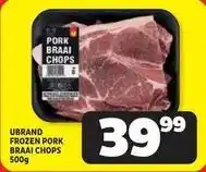 Usave Frozen - pork braai chops offer