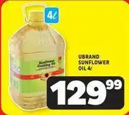 Usave Sunflower cooking oil offer