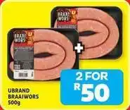 Usave Braaiwors offer