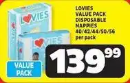 Usave Lovies - disposable napppies offer