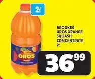 Usave Brookes - orange squash concentrate offer