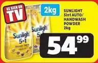 Usave Sunlight - 5in1 auto/handwash powder offer