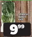 Usave Spinach bunch offer