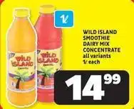 Usave Wild island - smoothie dairy mix concentrate offer