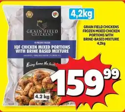 Usave Frozen - iqf chicken mixed portions with brine based mixture offer