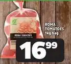 Usave Roma tomatoes offer