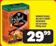 Usave Robertsons - rajah curry powder offer