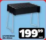 Usave Mini - lk's mini braai 485 x 320mm offer