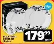 Usave Black forest dinner set 12-piece offer