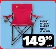 Usave Folding camping chair offer