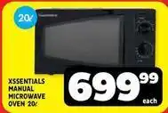 Usave Manual microwave oven offer