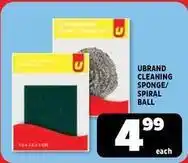 Usave Cleaning sponge/spiral ball offer