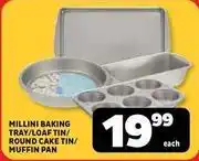 Usave Pan - millini baking tray/loaf tin/round cake tin/muffin pan offer