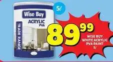 Usave White acrylic pva paint offer