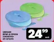 Usave Bowl & spoon offer
