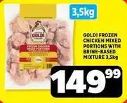 Usave Goldi - frozen chicken mixed portions with brine-based mixture offer