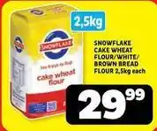 Usave Snowflake - cake wheat flour/white/brown bread flour offer