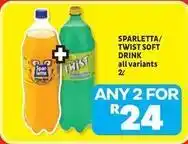 Usave Sparletta - twist soft drink offer