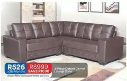 OK Furniture Total - 3-piece detroit corner lounge suite offer