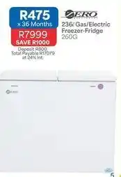 OK Furniture Total - gas/electric freezer-fridge 260g offer
