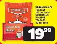 Usave Black teabags offer