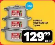 Usave Buffalo cookware set 3-piece offer