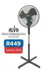OK Furniture Alva - 40cm pedestal fan acs200 offer