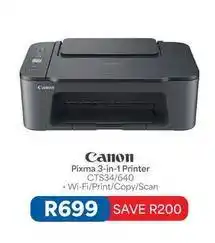 OK Furniture Canon - pixma 3-in-1 printer cts34/640 offer