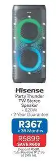 OK Furniture Hisense - party thunder tw stereo speaker offer