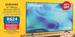 OK Furniture Samsung - 75 (190cm) 4k smart led tv ua75u8000huxxa offer