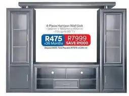 OK Furniture Total - 4-piece harrison wall unit offer
