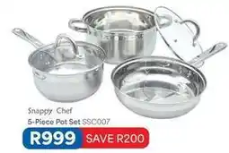 OK Furniture Chef - 5-piece pot set ssc007 offer