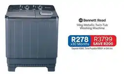 OK Furniture Total - 14kg metallic twin-tub washing machine offer