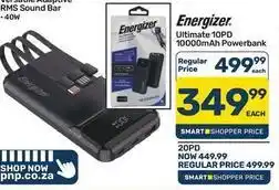 Pick n Pay Hypermarket Energizer - ultimate 10pd 10000mah powerbank offer