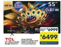 Pick n Pay Hypermarket 55 qled 4k google smart tv offer