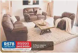 OK Furniture Total - 3-piece jessica lounge suite offer