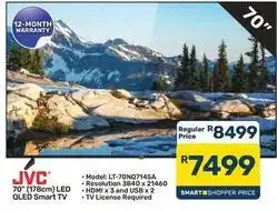 Pick n Pay Hypermarket Jvc - 70 (178cm) led qled smart tv offer