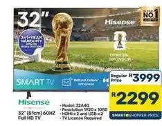 Pick n Pay Hypermarket Hisense - 32 full hd tv offer