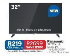 OK Furniture Panasonic - 32 qled tv tn-32s50cgf offer