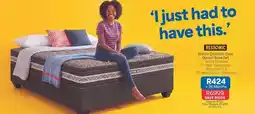 OK Furniture Restonic - niluxe comfort care queen base set offer