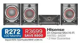 OK Furniture Hisense - 2.1-channel mini hi-fi ha700 offer