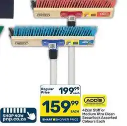 Pick n Pay Hypermarket Addis - 42cm stiff or medium xtra clean securilock colours each offer