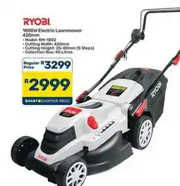 Pick n Pay Hypermarket Ryobi - 1800w electric lawnmower 420mm offer