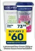 Pick n Pay Lancewood - sour cream or cheese sauce offer