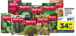 Pick n Pay Hypermarket Ford - flower or vegetable seed pack offer